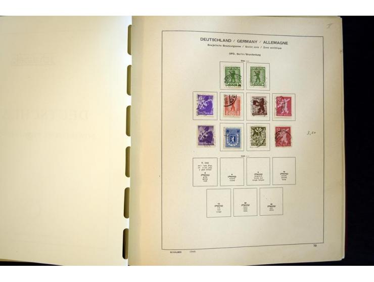 1945/85, umfangreicher ungebrauchter/postfrischer und gestempelter Bestand mit vielen besseren Werten und Ausgaben, teils meh