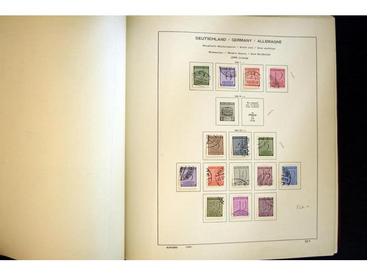 1945/85, umfangreicher ungebrauchter/postfrischer und gestempelter Bestand mit vielen besseren Werten und Ausgaben, teils meh