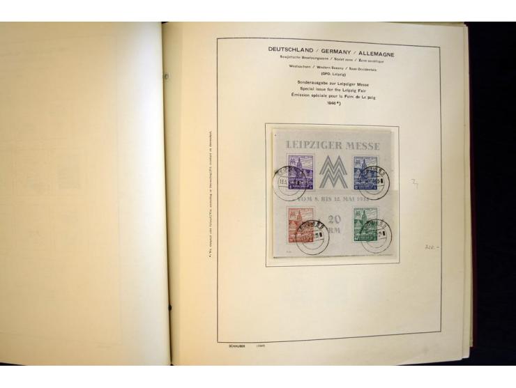 1945/85, umfangreicher ungebrauchter/postfrischer und gestempelter Bestand mit vielen besseren Werten und Ausgaben, teils meh