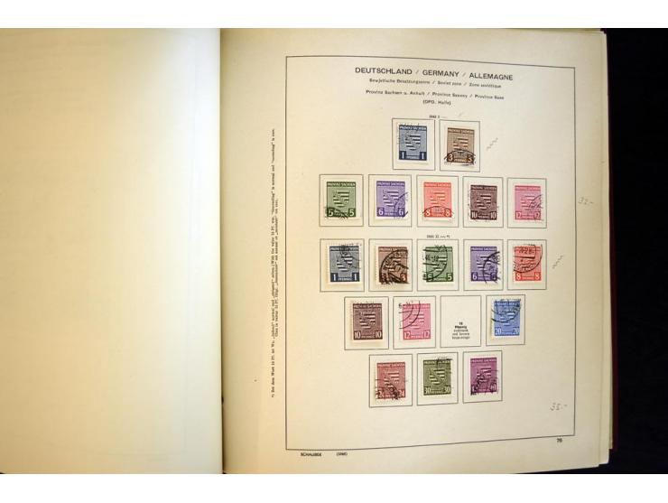 1945/85, umfangreicher ungebrauchter/postfrischer und gestempelter Bestand mit vielen besseren Werten und Ausgaben, teils meh