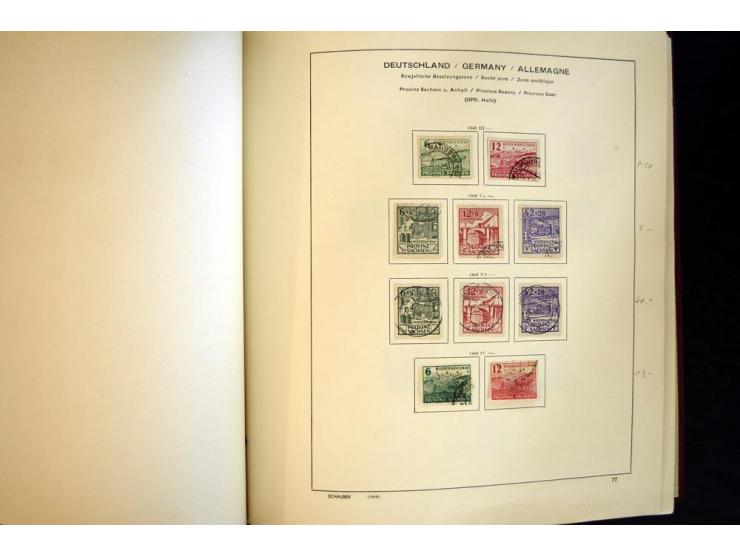1945/85, umfangreicher ungebrauchter/postfrischer und gestempelter Bestand mit vielen besseren Werten und Ausgaben, teils meh