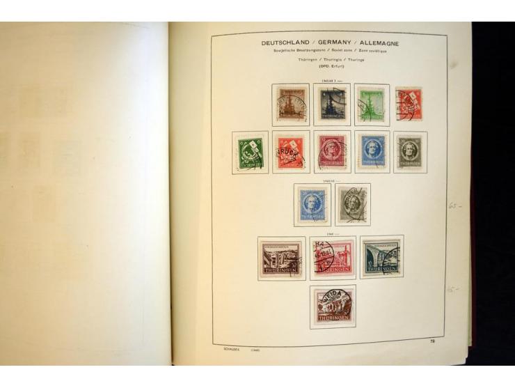 1945/85, umfangreicher ungebrauchter/postfrischer und gestempelter Bestand mit vielen besseren Werten und Ausgaben, teils meh