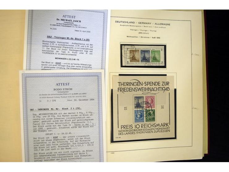 1945/85, umfangreicher ungebrauchter/postfrischer und gestempelter Bestand mit vielen besseren Werten und Ausgaben, teils meh