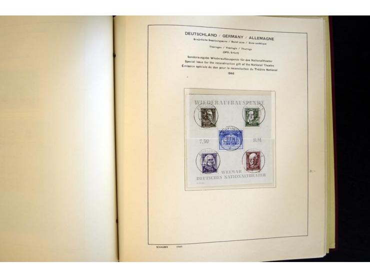 1945/85, umfangreicher ungebrauchter/postfrischer und gestempelter Bestand mit vielen besseren Werten und Ausgaben, teils meh