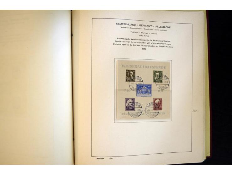 1945/85, umfangreicher ungebrauchter/postfrischer und gestempelter Bestand mit vielen besseren Werten und Ausgaben, teils meh