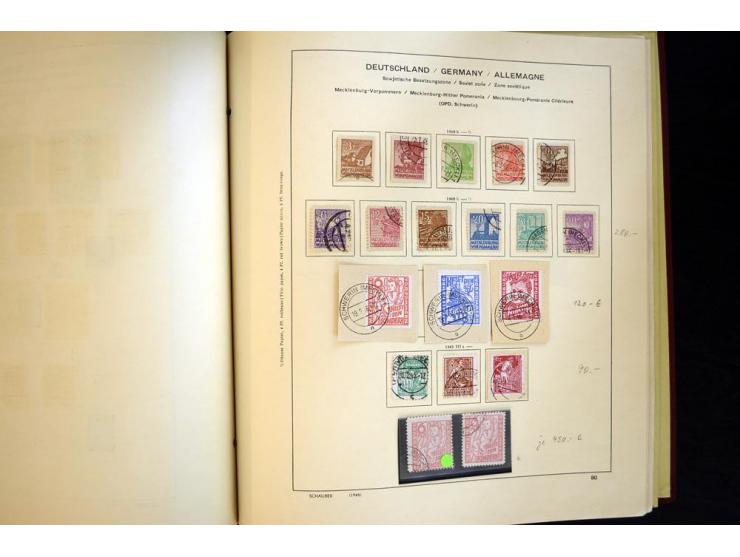 1945/85, umfangreicher ungebrauchter/postfrischer und gestempelter Bestand mit vielen besseren Werten und Ausgaben, teils meh