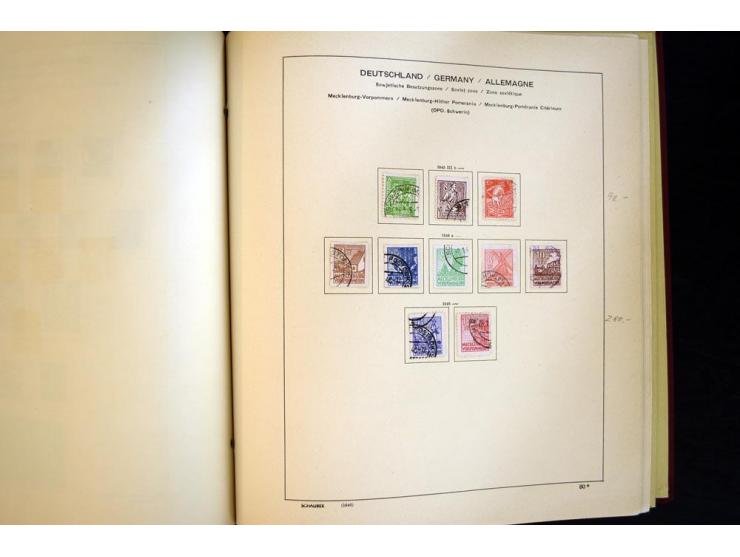 1945/85, umfangreicher ungebrauchter/postfrischer und gestempelter Bestand mit vielen besseren Werten und Ausgaben, teils meh