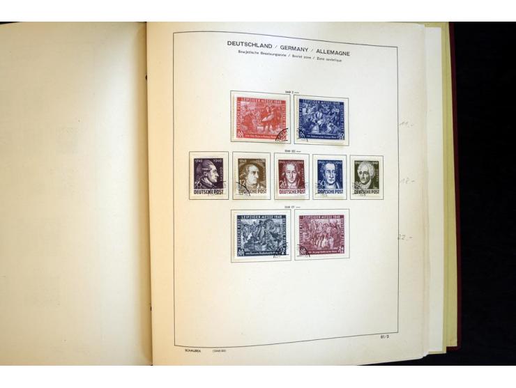 1945/85, umfangreicher ungebrauchter/postfrischer und gestempelter Bestand mit vielen besseren Werten und Ausgaben, teils meh