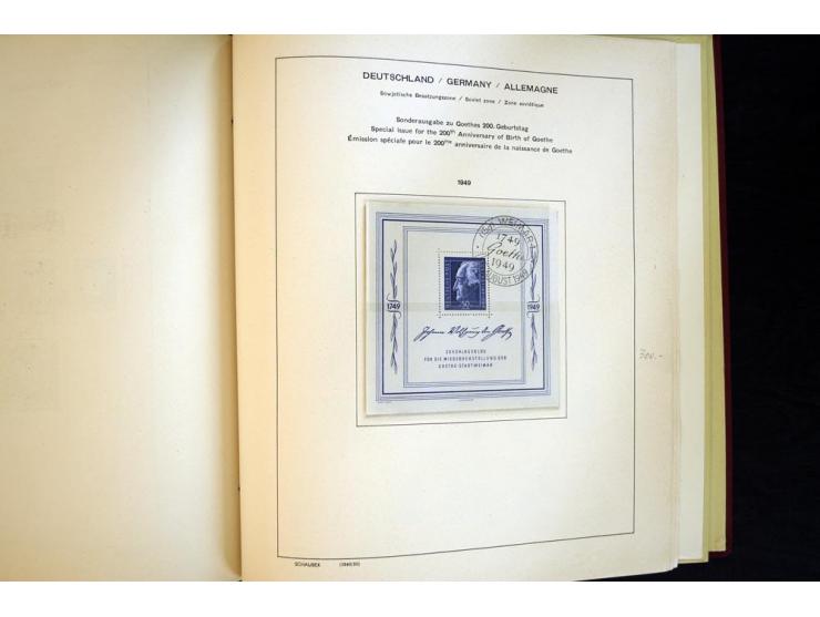 1945/85, umfangreicher ungebrauchter/postfrischer und gestempelter Bestand mit vielen besseren Werten und Ausgaben, teils meh