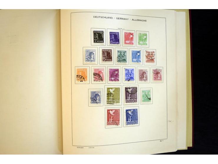 1945/85, umfangreicher ungebrauchter/postfrischer und gestempelter Bestand mit vielen besseren Werten und Ausgaben, teils meh