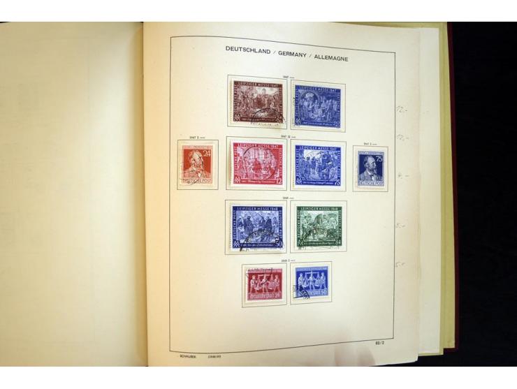 1945/85, umfangreicher ungebrauchter/postfrischer und gestempelter Bestand mit vielen besseren Werten und Ausgaben, teils meh