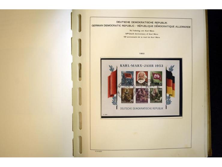 1945/85, umfangreicher ungebrauchter/postfrischer und gestempelter Bestand mit vielen besseren Werten und Ausgaben, teils meh