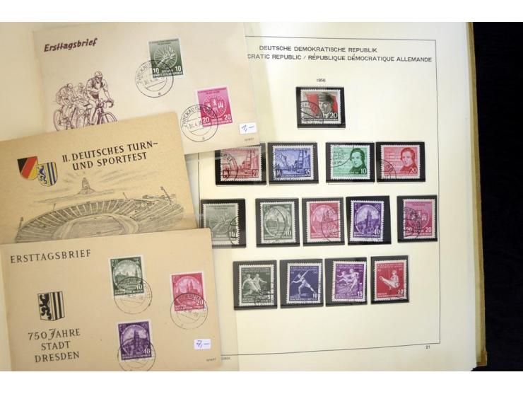 1945/85, umfangreicher ungebrauchter/postfrischer und gestempelter Bestand mit vielen besseren Werten und Ausgaben, teils meh