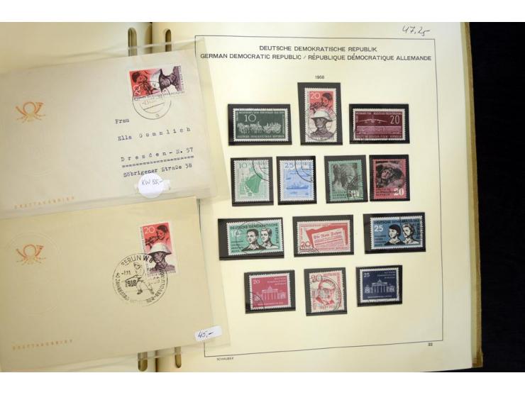 1945/85, umfangreicher ungebrauchter/postfrischer und gestempelter Bestand mit vielen besseren Werten und Ausgaben, teils meh