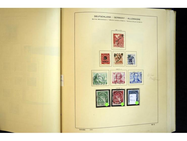 1945/85, umfangreicher ungebrauchter/postfrischer und gestempelter Bestand mit vielen besseren Werten und Ausgaben, teils meh