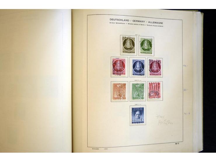 1945/85, umfangreicher ungebrauchter/postfrischer und gestempelter Bestand mit vielen besseren Werten und Ausgaben, teils meh