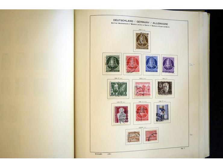 1945/85, umfangreicher ungebrauchter/postfrischer und gestempelter Bestand mit vielen besseren Werten und Ausgaben, teils meh