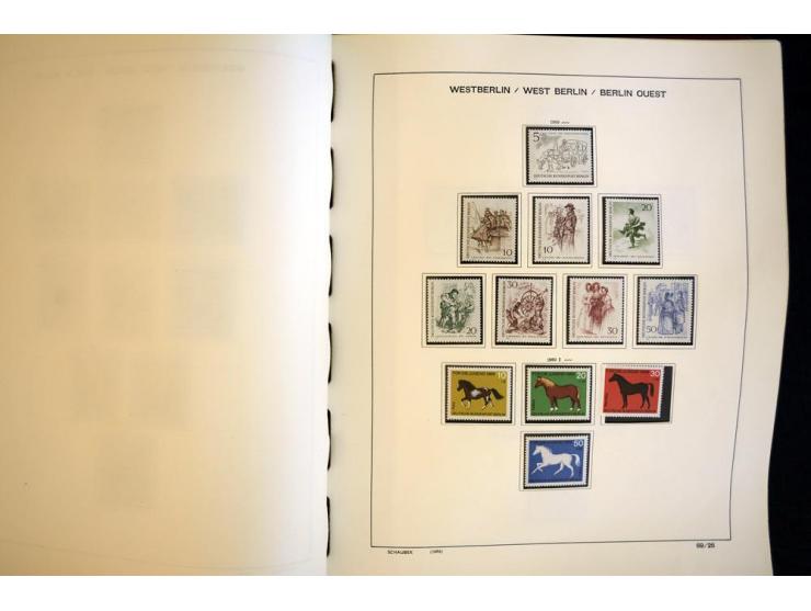 1945/85, umfangreicher ungebrauchter/postfrischer und gestempelter Bestand mit vielen besseren Werten und Ausgaben, teils meh