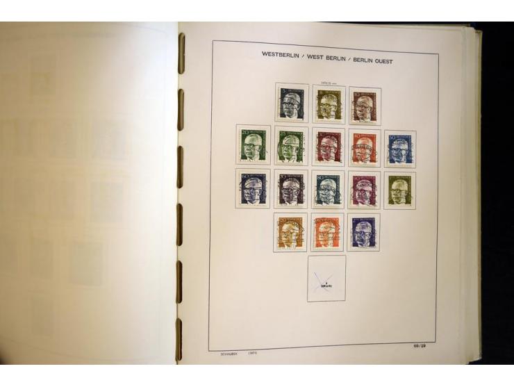 1945/85, umfangreicher ungebrauchter/postfrischer und gestempelter Bestand mit vielen besseren Werten und Ausgaben, teils meh