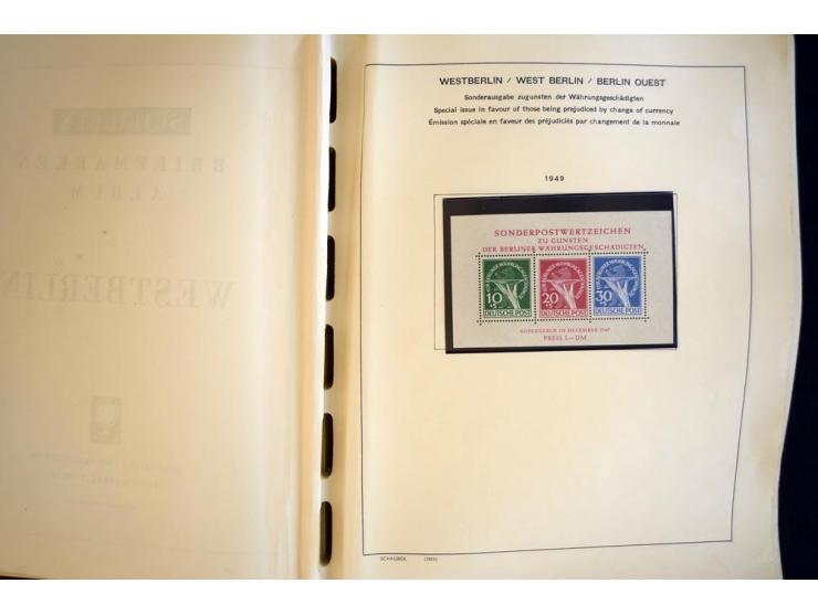 1945/85, umfangreicher ungebrauchter/postfrischer und gestempelter Bestand mit vielen besseren Werten und Ausgaben, teils meh