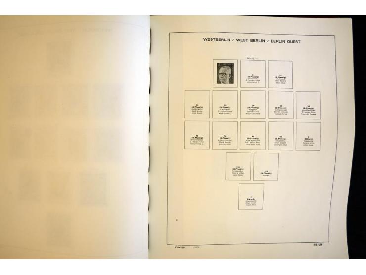 1945/85, umfangreicher ungebrauchter/postfrischer und gestempelter Bestand mit vielen besseren Werten und Ausgaben, teils meh