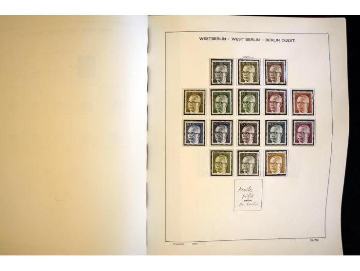 1945/85, umfangreicher ungebrauchter/postfrischer und gestempelter Bestand mit vielen besseren Werten und Ausgaben, teils meh
