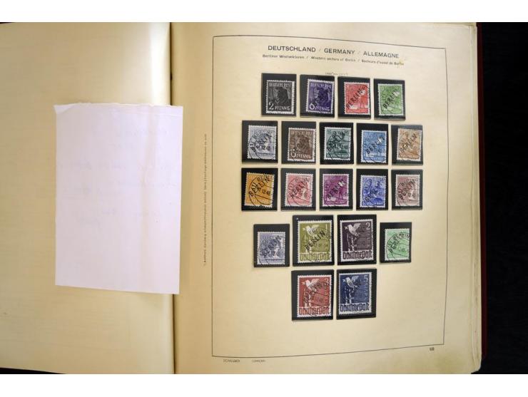 1945/85, umfangreicher ungebrauchter/postfrischer und gestempelter Bestand mit vielen besseren Werten und Ausgaben, teils meh