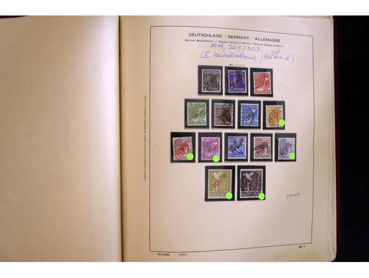 1945/85, umfangreicher ungebrauchter/postfrischer und gestempelter Bestand mit vielen besseren Werten und Ausgaben, teils meh