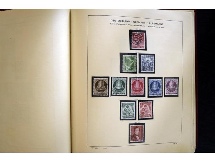 1945/85, umfangreicher ungebrauchter/postfrischer und gestempelter Bestand mit vielen besseren Werten und Ausgaben, teils meh