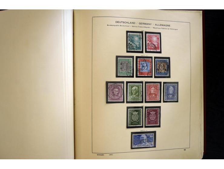 1945/85, umfangreicher ungebrauchter/postfrischer und gestempelter Bestand mit vielen besseren Werten und Ausgaben, teils meh