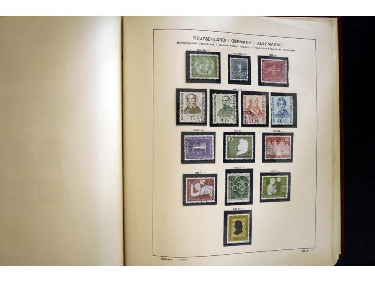 1945/85, umfangreicher ungebrauchter/postfrischer und gestempelter Bestand mit vielen besseren Werten und Ausgaben, teils meh