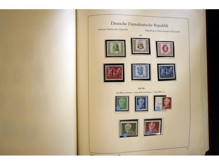 1945/85, umfangreicher ungebrauchter/postfrischer und gestempelter Bestand mit vielen besseren Werten und Ausgaben, teils meh