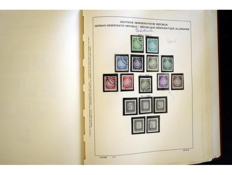 1945/85, umfangreicher ungebrauchter/postfrischer und gestempelter Bestand mit vielen besseren Werten und Ausgaben, teils meh