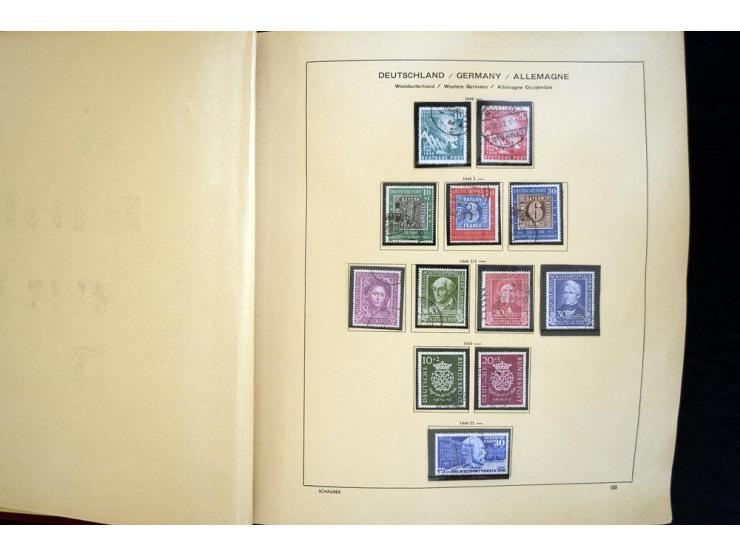 1945/85, umfangreicher ungebrauchter/postfrischer und gestempelter Bestand mit vielen besseren Werten und Ausgaben, teils meh