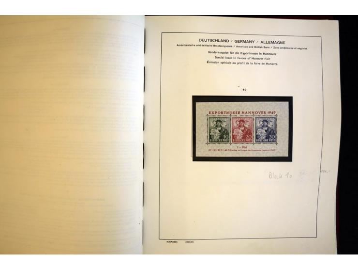 1945/85, umfangreicher ungebrauchter/postfrischer und gestempelter Bestand mit vielen besseren Werten und Ausgaben, teils meh