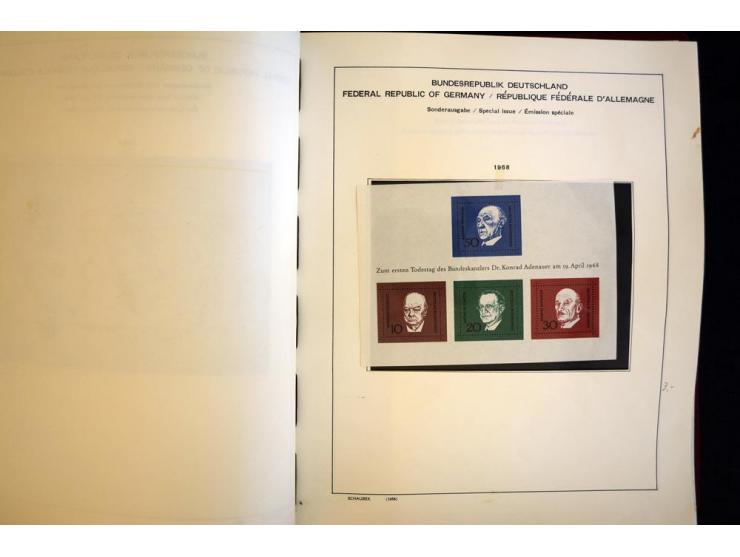 1945/85, umfangreicher ungebrauchter/postfrischer und gestempelter Bestand mit vielen besseren Werten und Ausgaben, teils meh