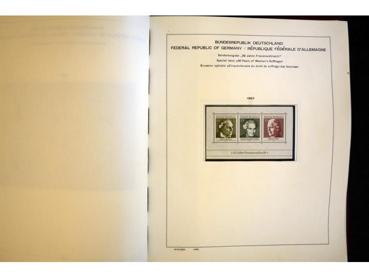 1945/85, umfangreicher ungebrauchter/postfrischer und gestempelter Bestand mit vielen besseren Werten und Ausgaben, teils meh