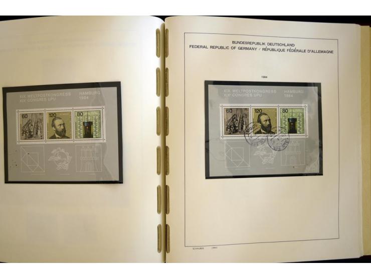 1945/85, umfangreicher ungebrauchter/postfrischer und gestempelter Bestand mit vielen besseren Werten und Ausgaben, teils meh
