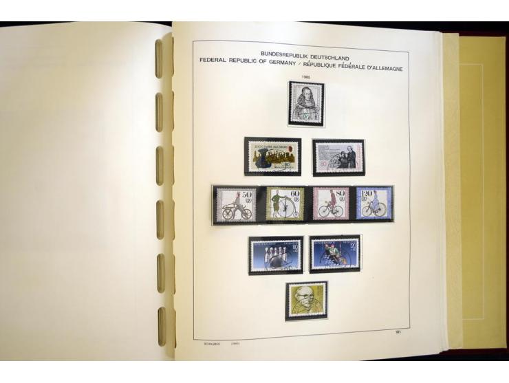 1945/85, umfangreicher ungebrauchter/postfrischer und gestempelter Bestand mit vielen besseren Werten und Ausgaben, teils meh