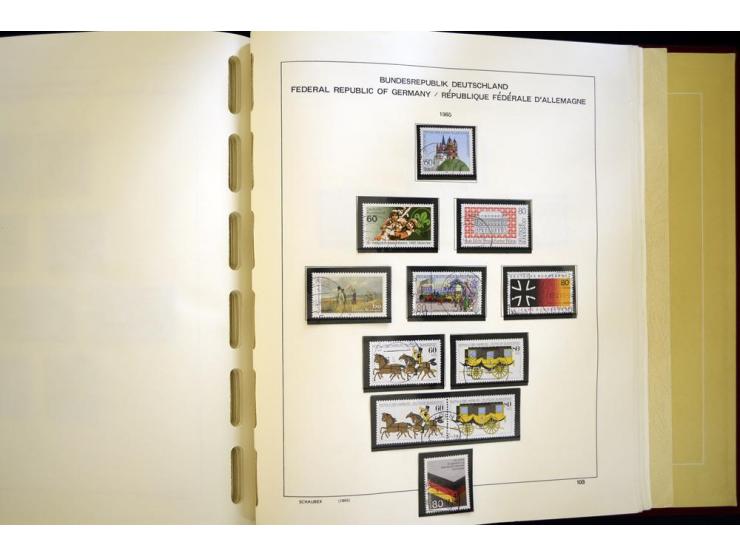 1945/85, umfangreicher ungebrauchter/postfrischer und gestempelter Bestand mit vielen besseren Werten und Ausgaben, teils meh