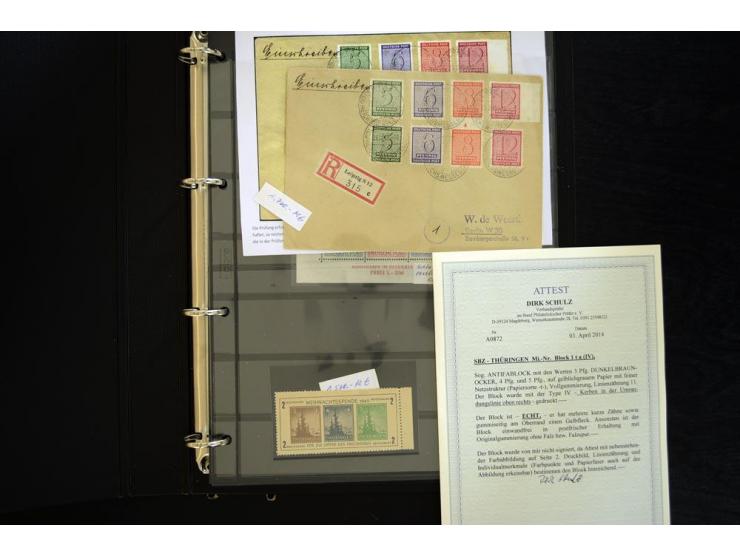 1945/85, umfangreicher ungebrauchter/postfrischer und gestempelter Bestand mit vielen besseren Werten und Ausgaben, teils meh