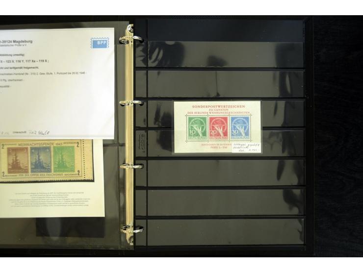 1945/85, umfangreicher ungebrauchter/postfrischer und gestempelter Bestand mit vielen besseren Werten und Ausgaben, teils meh