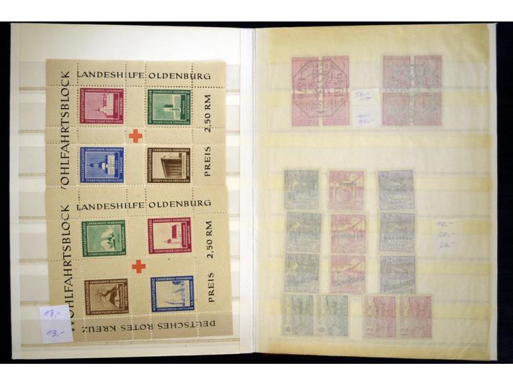 1945/85, umfangreicher ungebrauchter/postfrischer und gestempelter Bestand mit vielen besseren Werten und Ausgaben, teils meh