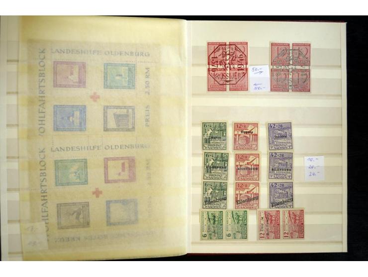 1945/85, umfangreicher ungebrauchter/postfrischer und gestempelter Bestand mit vielen besseren Werten und Ausgaben, teils meh