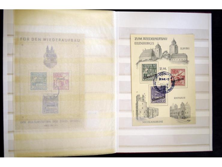 1945/85, umfangreicher ungebrauchter/postfrischer und gestempelter Bestand mit vielen besseren Werten und Ausgaben, teils meh