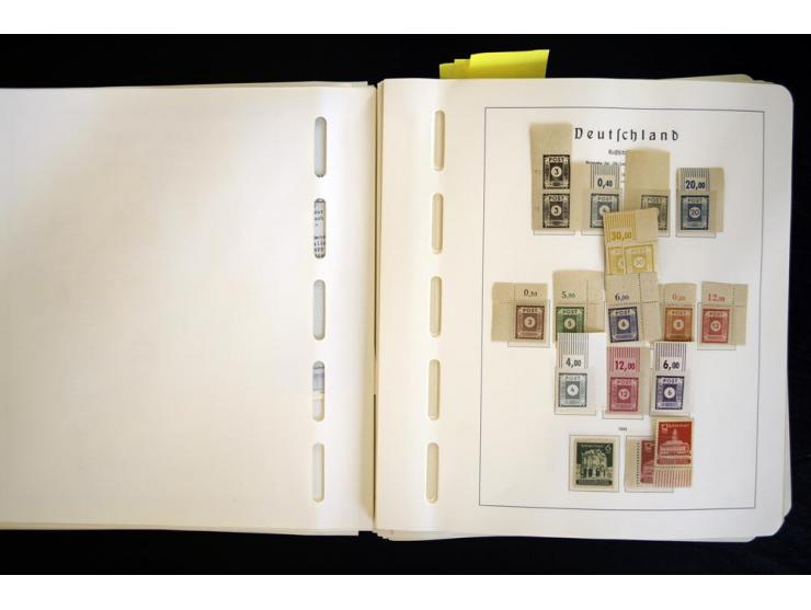 1945/48, sehr schöne postfrische Sammlung, in den Hauptnummern augenscheinlich überkomplette Sammlung, außerdem viele weitere