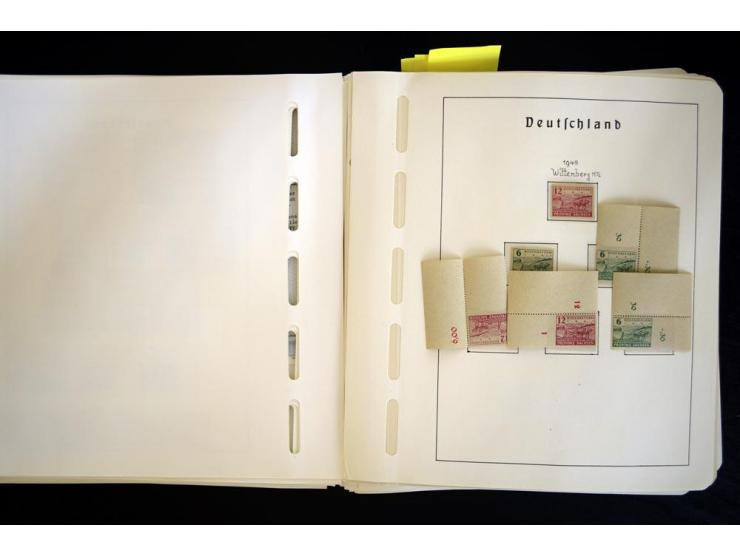 1945/48, sehr schöne postfrische Sammlung, in den Hauptnummern augenscheinlich überkomplette Sammlung, außerdem viele weitere