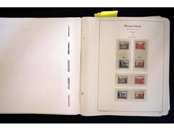 1945/48, sehr schöne postfrische Sammlung, in den Hauptnummern augenscheinlich überkomplette Sammlung, außerdem viele weitere