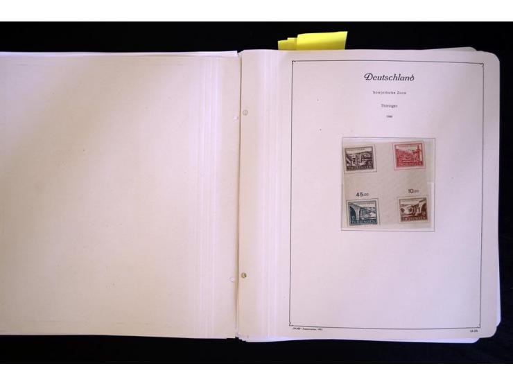 1945/48, sehr schöne postfrische Sammlung, in den Hauptnummern augenscheinlich überkomplette Sammlung, außerdem viele weitere