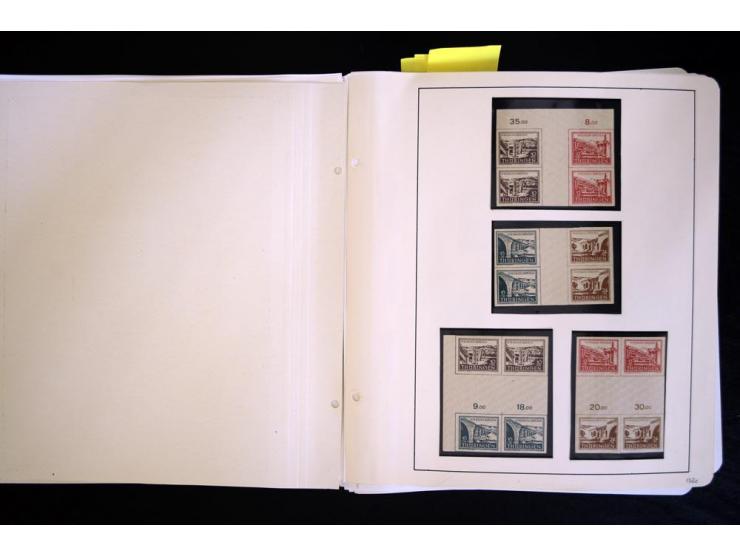 1945/48, sehr schöne postfrische Sammlung, in den Hauptnummern augenscheinlich überkomplette Sammlung, außerdem viele weitere